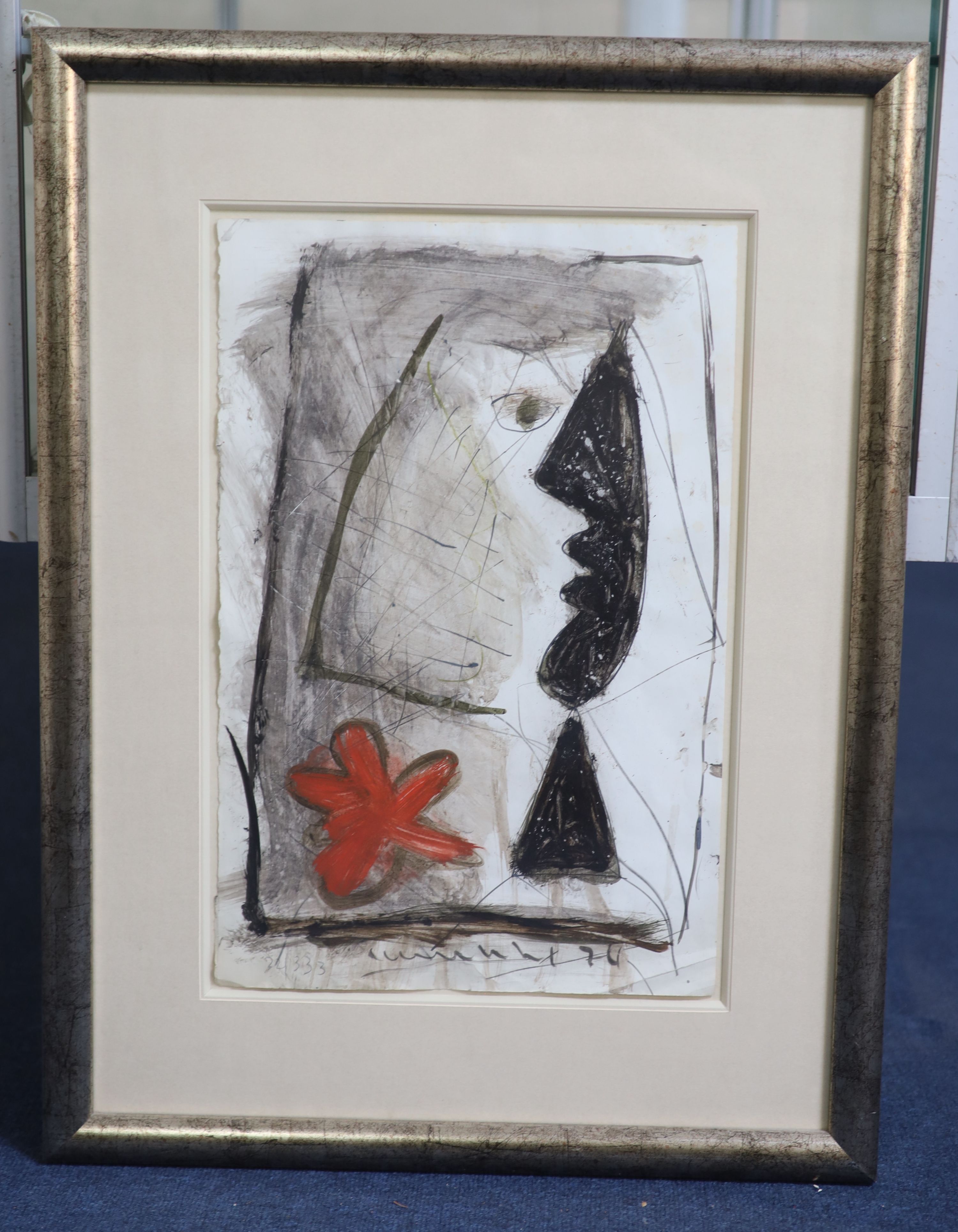 Roy Turner Durrant (1928-1997), Untitled, mixed media on paper, 45 x 29.5 cm